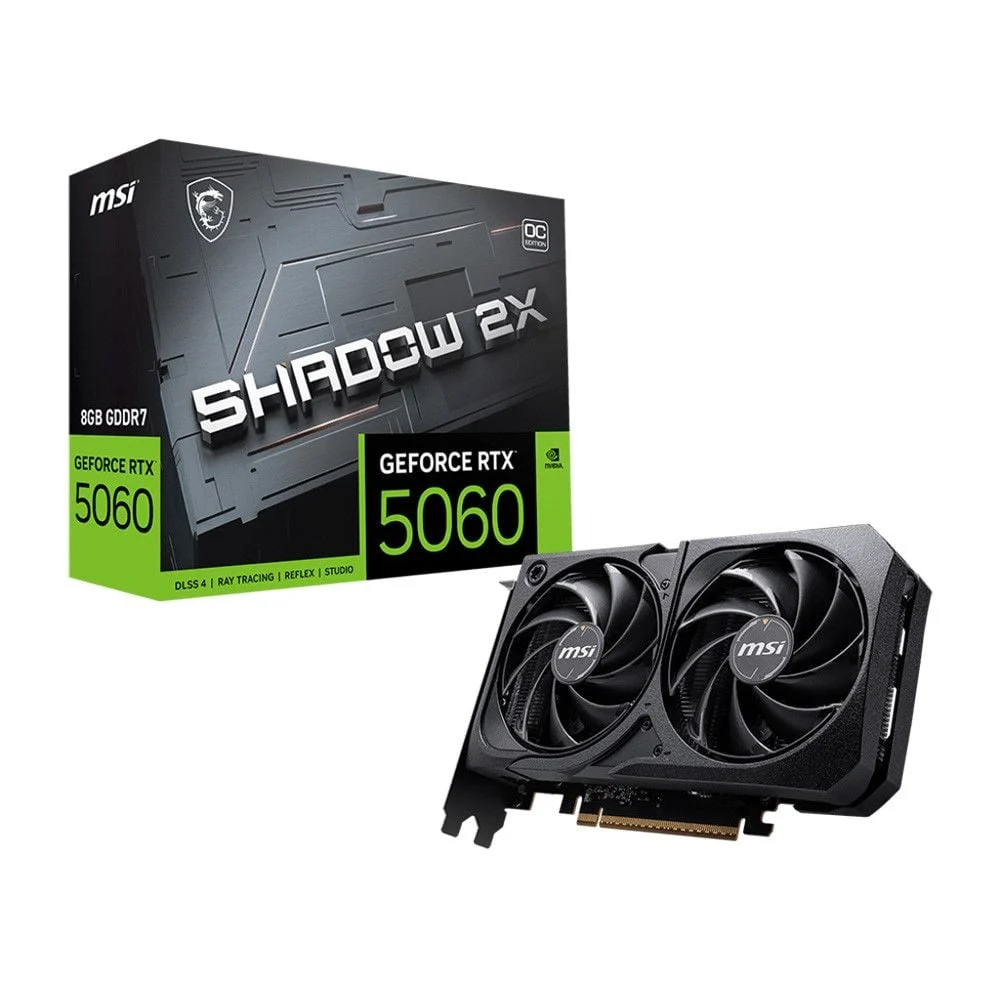 Ảnh tin Card màn hình MSI RTX 5060 Ti Shadow 2X OC | 8GB GDDR7
