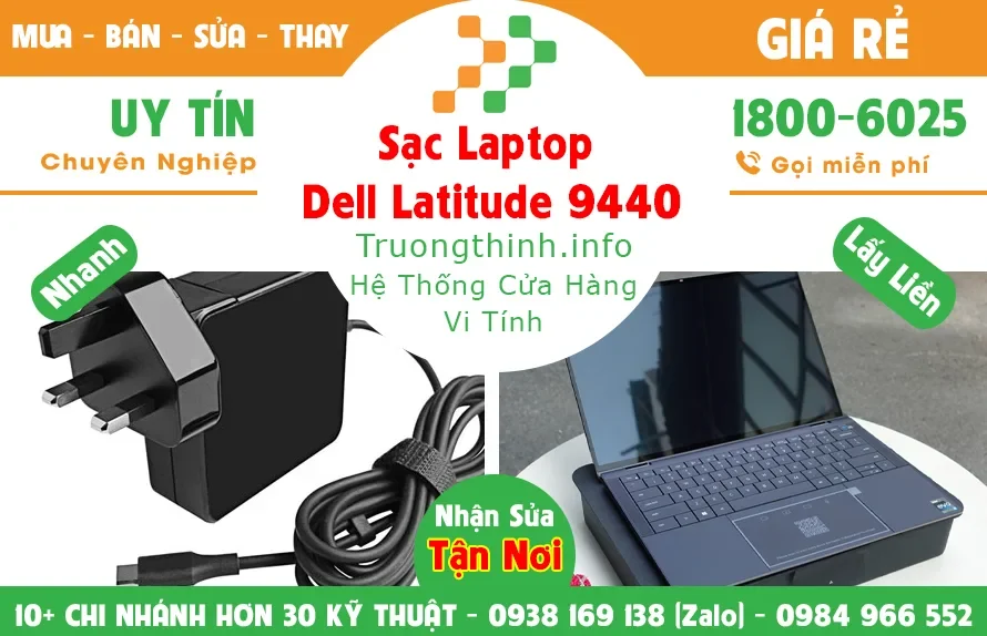 Ảnh tin Sạc Laptop Dell Latitude 9440