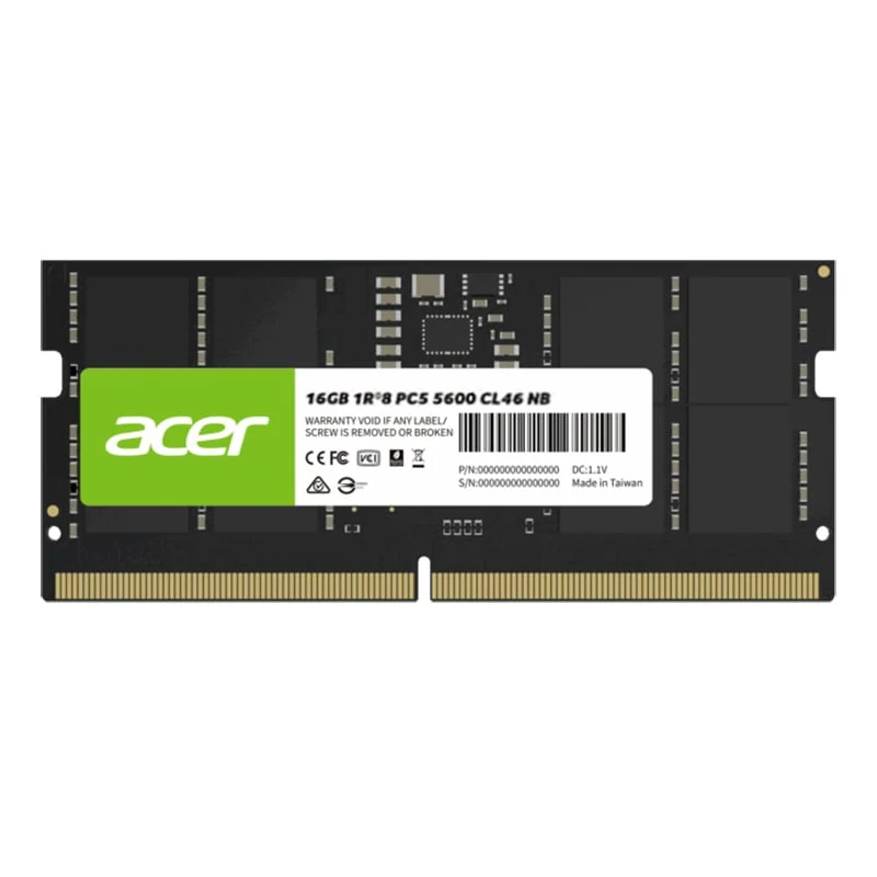 Ảnh tin RAM Laptop ACER SD200 16GB DDR5 | (1x16GB), 5600MHz, SODIMM (BL.9BWWA.414)