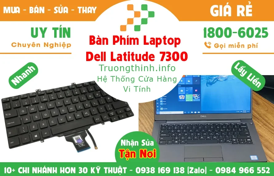 Ảnh tin Bàn Phím Laptop Dell Latitude 7300