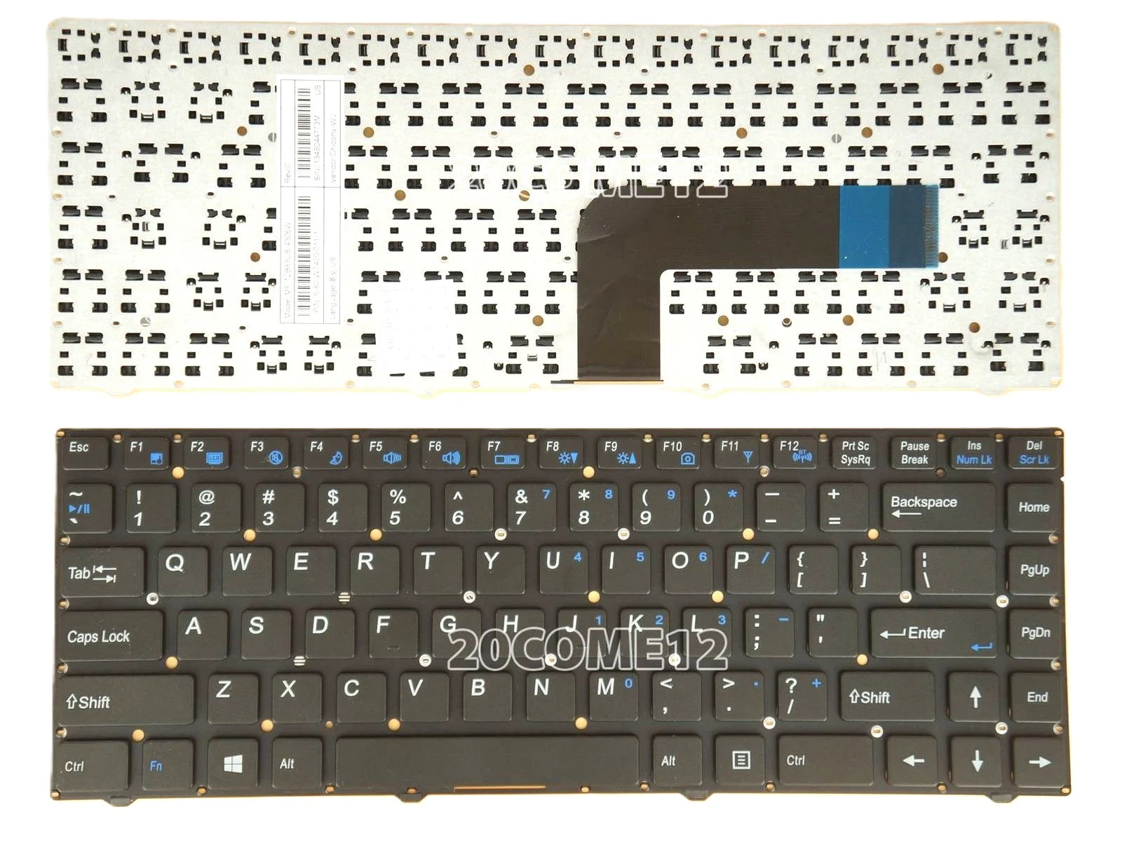 Ảnh tin Bàn phím laptop Clevo W540, W740, W740SU, W840, W840SN (Renew, BH 6TH)