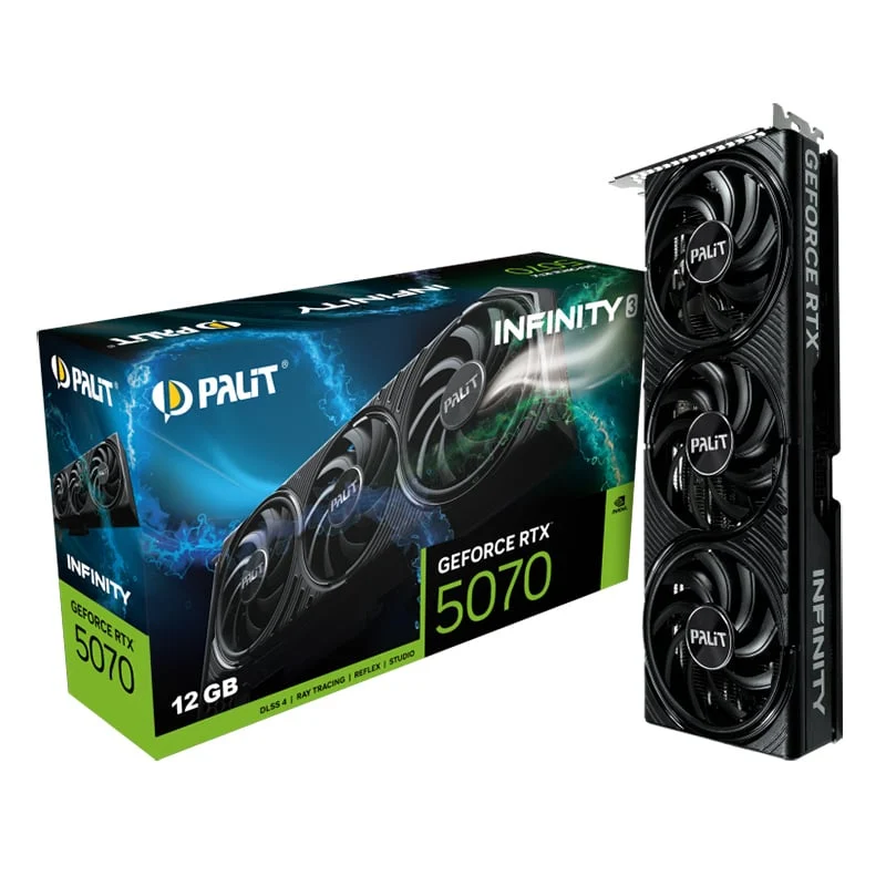 Ảnh tin Card màn hình NVIDIA GeForce RTX 5070 Palit Infinity 3 | 12GB GDDR7, 6144 CUDA