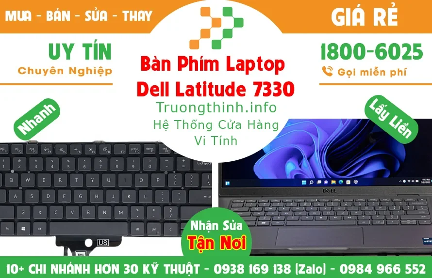 Ảnh tin Bàn Phím Laptop Dell Latitude 7330