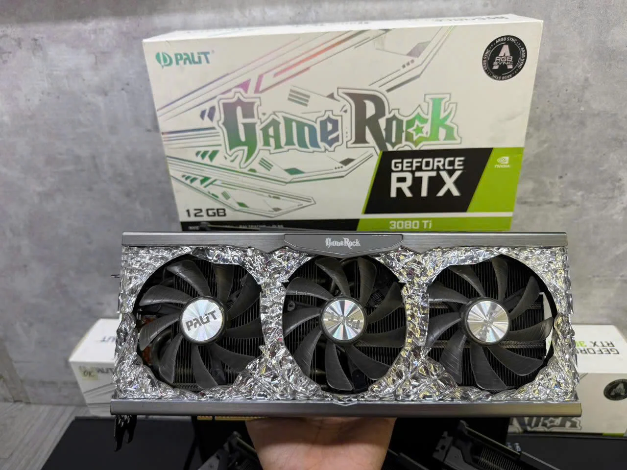 Ảnh tin Card màn hình Palit RTX3080Ti GAMEROCK 12GB 3 Fan (Cũ) | Full Box
