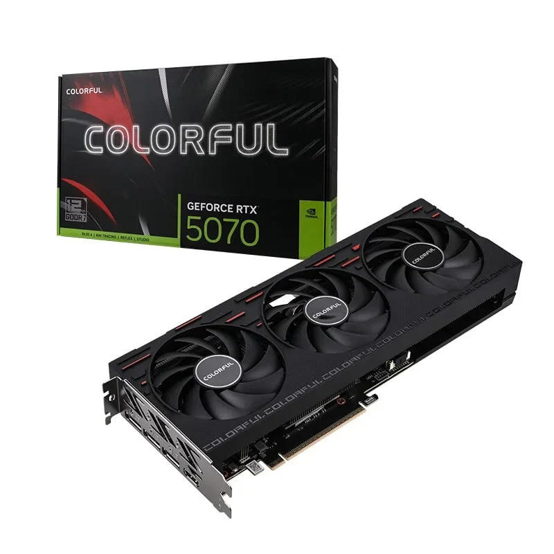 Ảnh tin Card màn hình NVIDIA GeForce RTX 5070 Colorful Gaming 12GB-V | 12GB GDDR7, 6144 CUDA, 3 Fan, 650W
