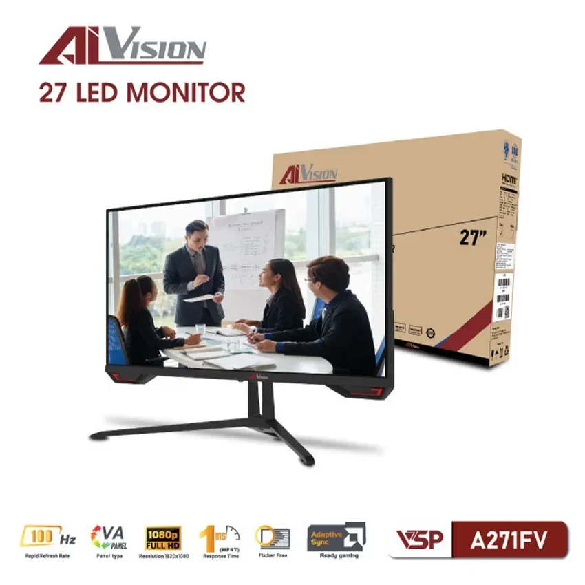 Ảnh tin Màn hình 27 inch AIVISION A271FV màu đen