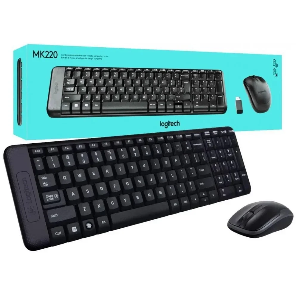 Ảnh tin phím chuột không dây Logitech MK220