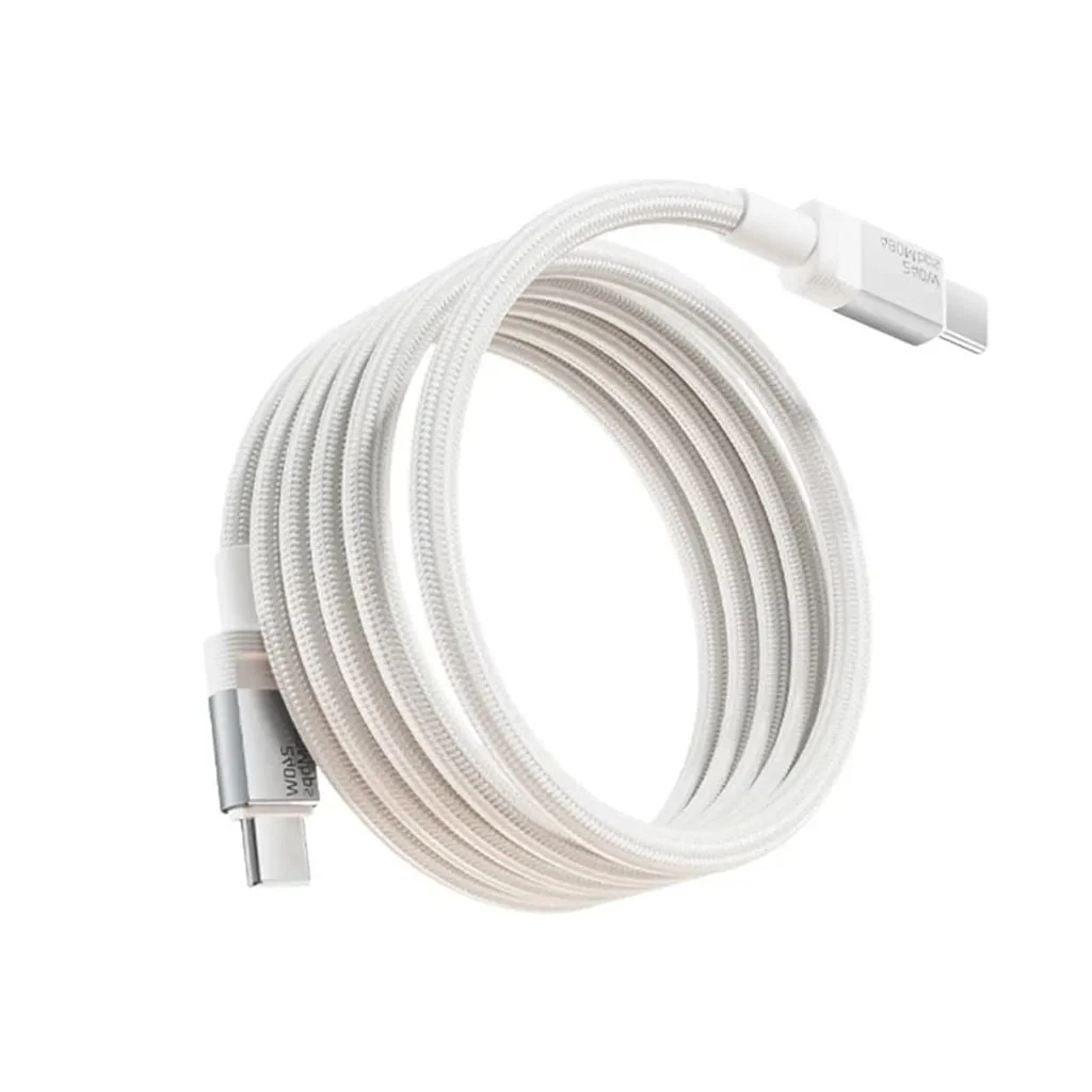 Ảnh tin Cáp sạc nhanh từ tính Movespeed MSC03 240W | 1.2M, Trắng