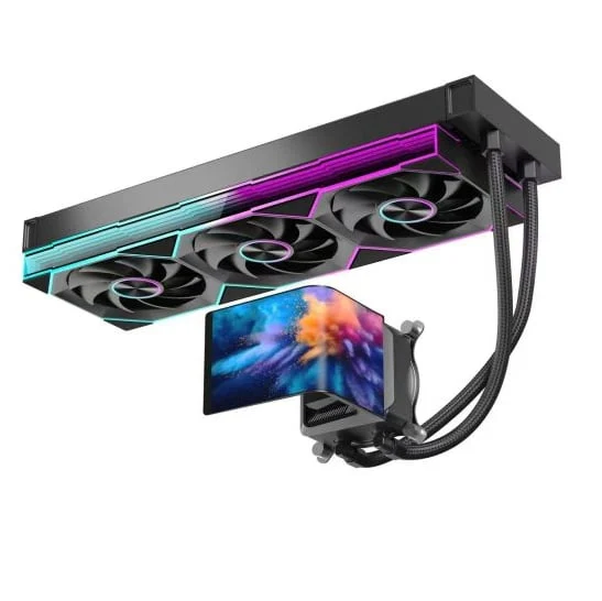 Ảnh tin Tản nhiệt nước AIO Leopard Chill ARC 360 LCD Cong | Rad 360mm, Màn hình LCD cong, Đen