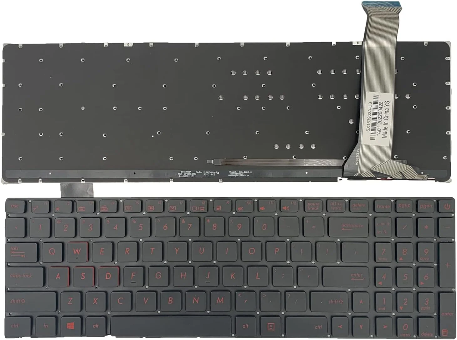Ảnh tin Bàn phím laptop Asus ROG GL551, N551, GL552, GL552J, GL552V, ZX50 (LED, BH 6TH)