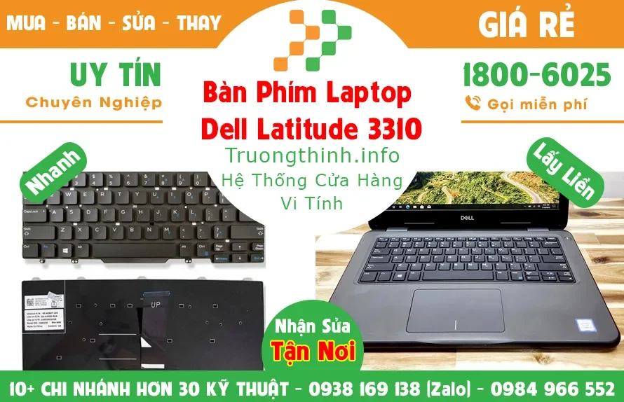 Ảnh tin Bàn Phím Laptop Dell Latitude 3310