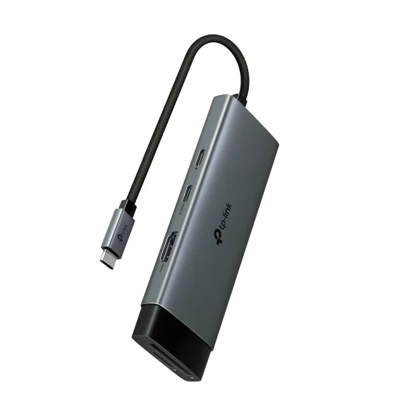Ảnh tin Hub USB Type-C 7 cổng (7 in 1) TP-Link (UH7020C) | 1× HDMI 4K 60Hz, 1× PD 100W, 1× SD + 1× microSD…
