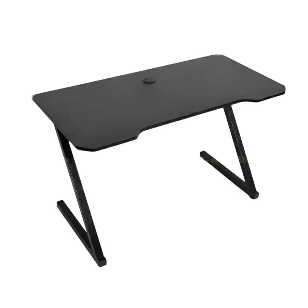 Ảnh tin Bàn gaming chữ Z 1m2 | Khung thép sơn tĩnh điện, Mặt bàn MDF phủ melamine, Đen