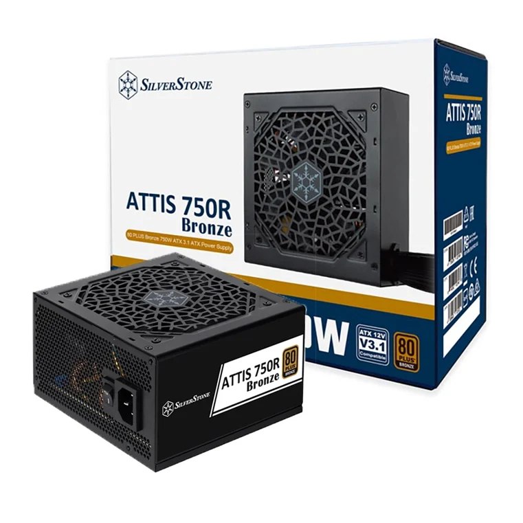 Ảnh tin Nguồn máy tính SilverStone Attis 750R 750W 80 Plus Bronze (SST-AT750R-BF) | Non Modular, ATX