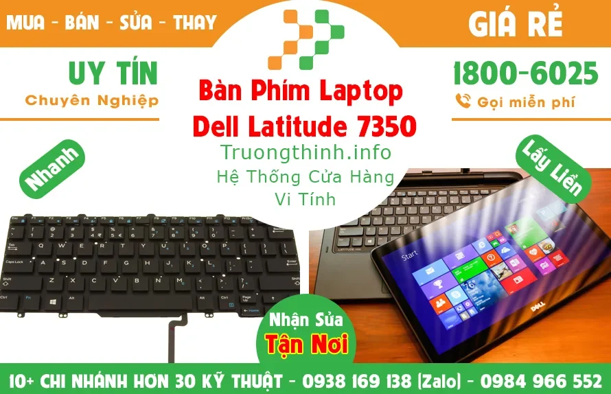 Ảnh tin Bàn Phím Laptop Dell Latitude 7350