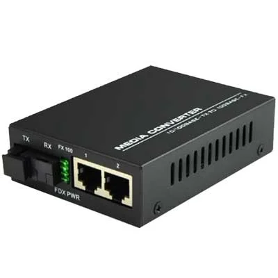 Ảnh tin Converter Quang HDtec 2 cổng RJ45 Lan 100 Mbps