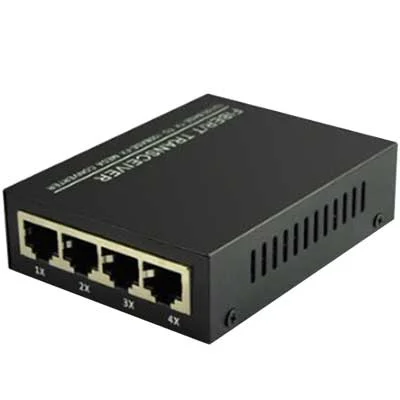 Ảnh tin Converter Quang HDtec 4 cổng RJ45 Lan 100 Mbps