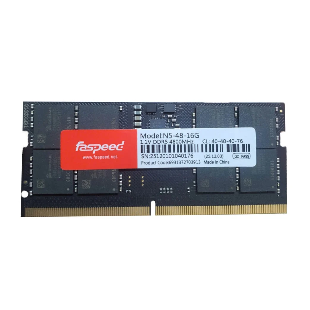 Ảnh tin RAM Laptop Faspeed 16GB DDR5 | (1x16GB), 4800MHz (N5-48-16GAZ)