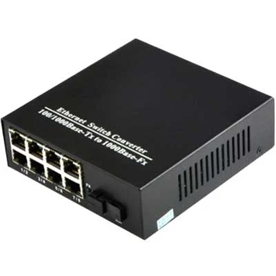 Ảnh tin Converter Quang HDtec 8 cổng RJ45 Lan 1G