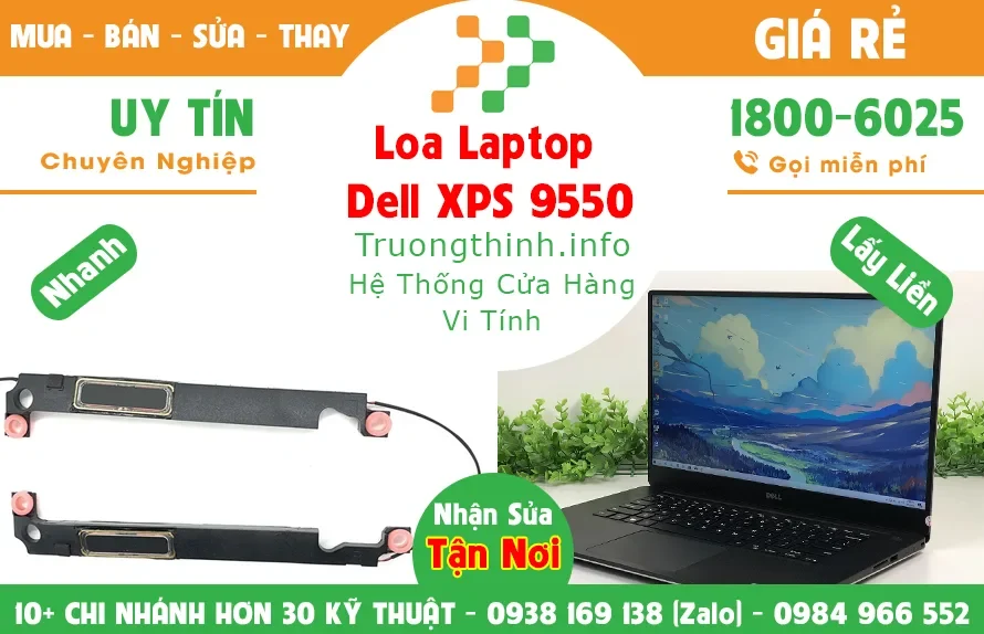 Ảnh tin Loa Laptop Dell XPS 9550
