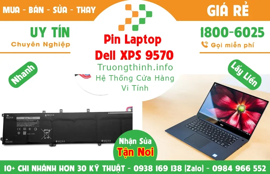 Ảnh tin Pin Laptop Dell XPS 9570