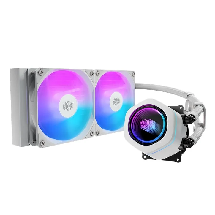 Ảnh tin Tản nhiệt nước Cooler Master MasterLiquid Core NEX 240 | ARGB, Trắng