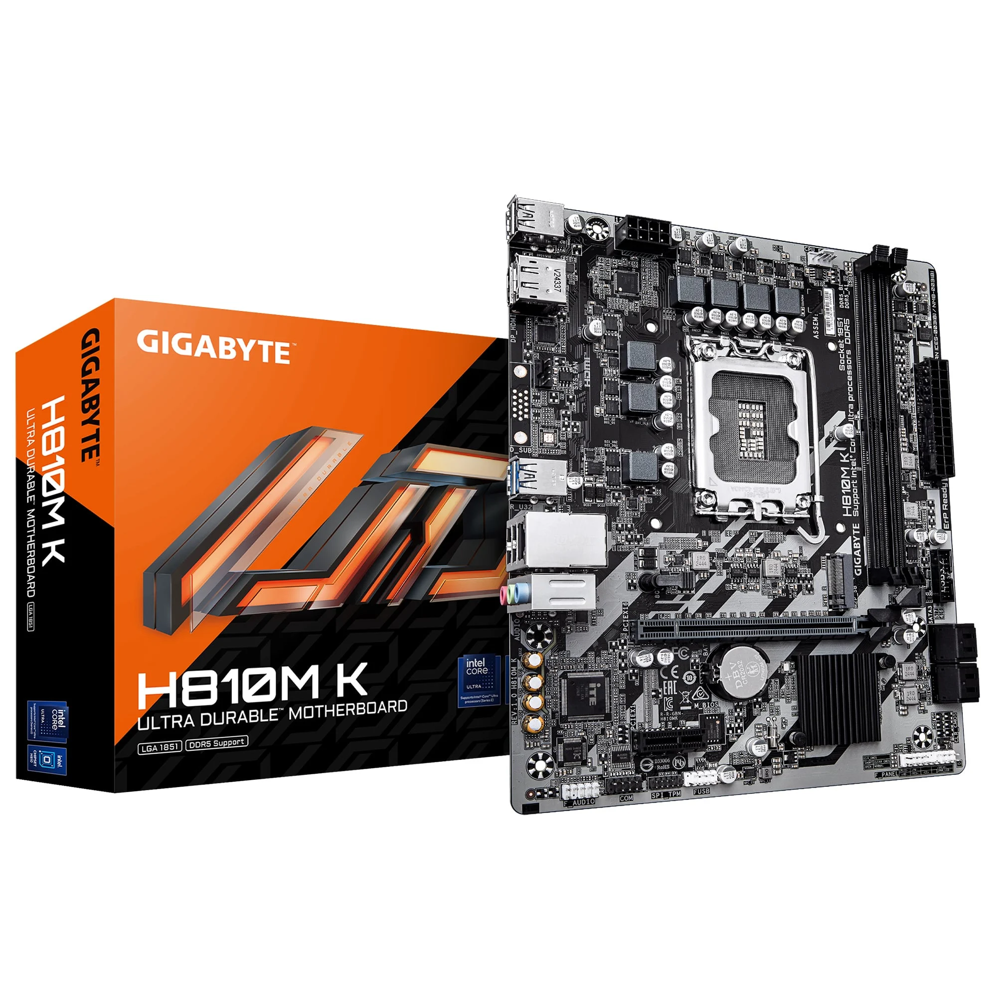 Ảnh tin Mainboard Gigabyte H810M-K DDR5 | LGA 1851, mATX, 2 khe RAM