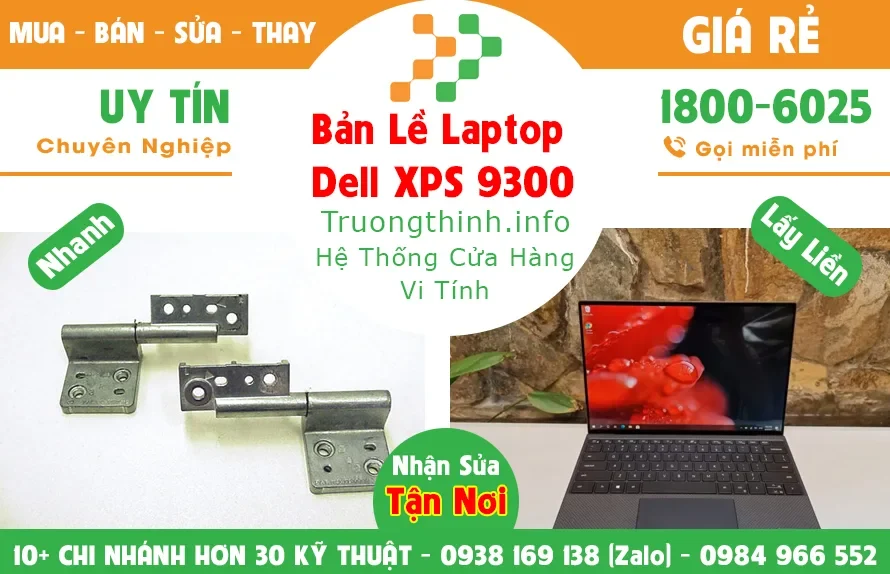 Ảnh tin Bản Lề Laptop Dell XPS 9300
