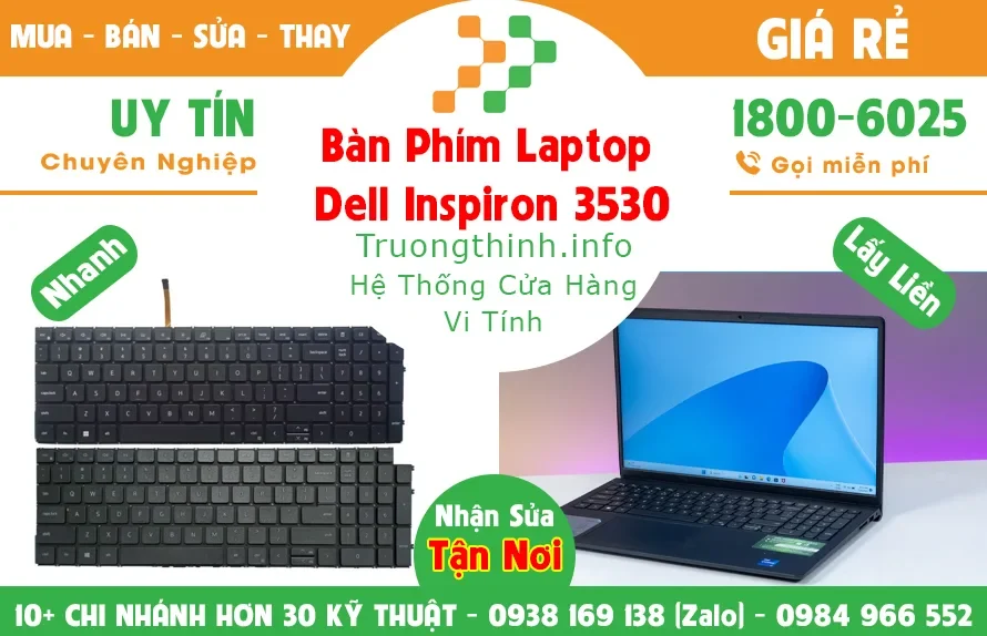 Ảnh tin Bàn Phím Laptop Dell Inspiron 3530