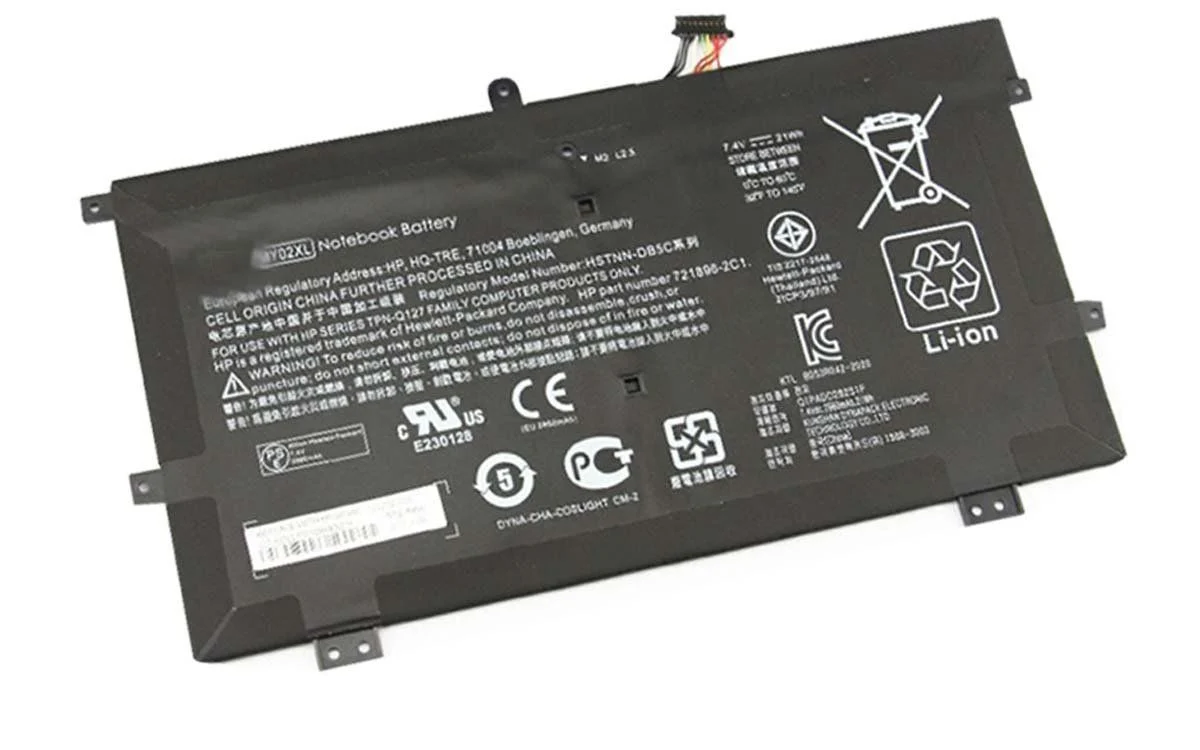 Ảnh tin Pin laptop HP SlateBook x2 10‑H010NR – MY02XL (2 cell ~7.4 V)