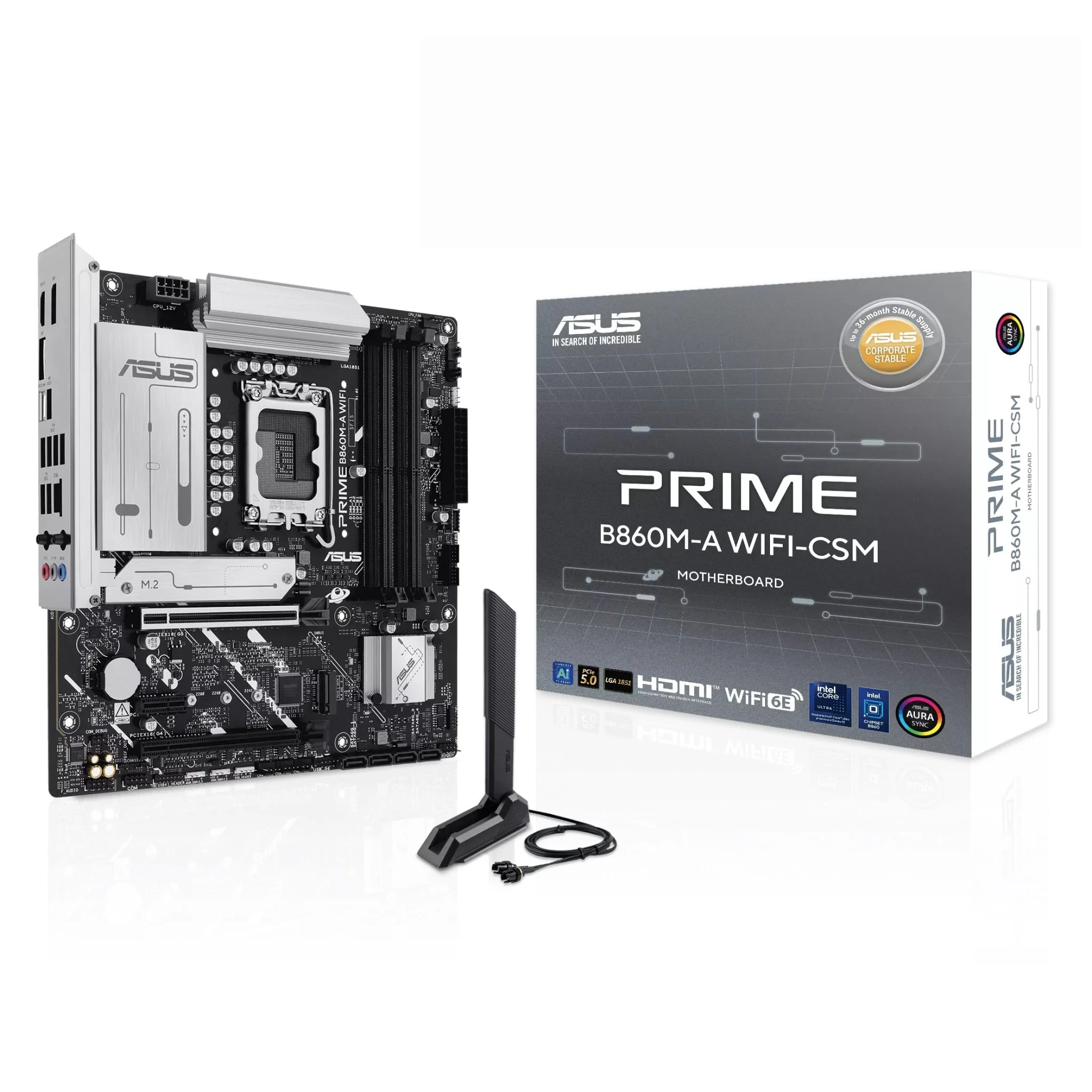 Ảnh tin Mainboard ASUS B860M-A Wifi DDR5 | LGA 1851, mATX, 4 khe RAM