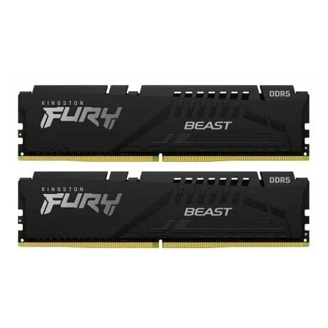 Ảnh tin RAM PC Kingston Fury Beast 64GB DDR5 Black | (2x32GB), 5600MHz, Intel/AMD KF556C40BB2K2-64