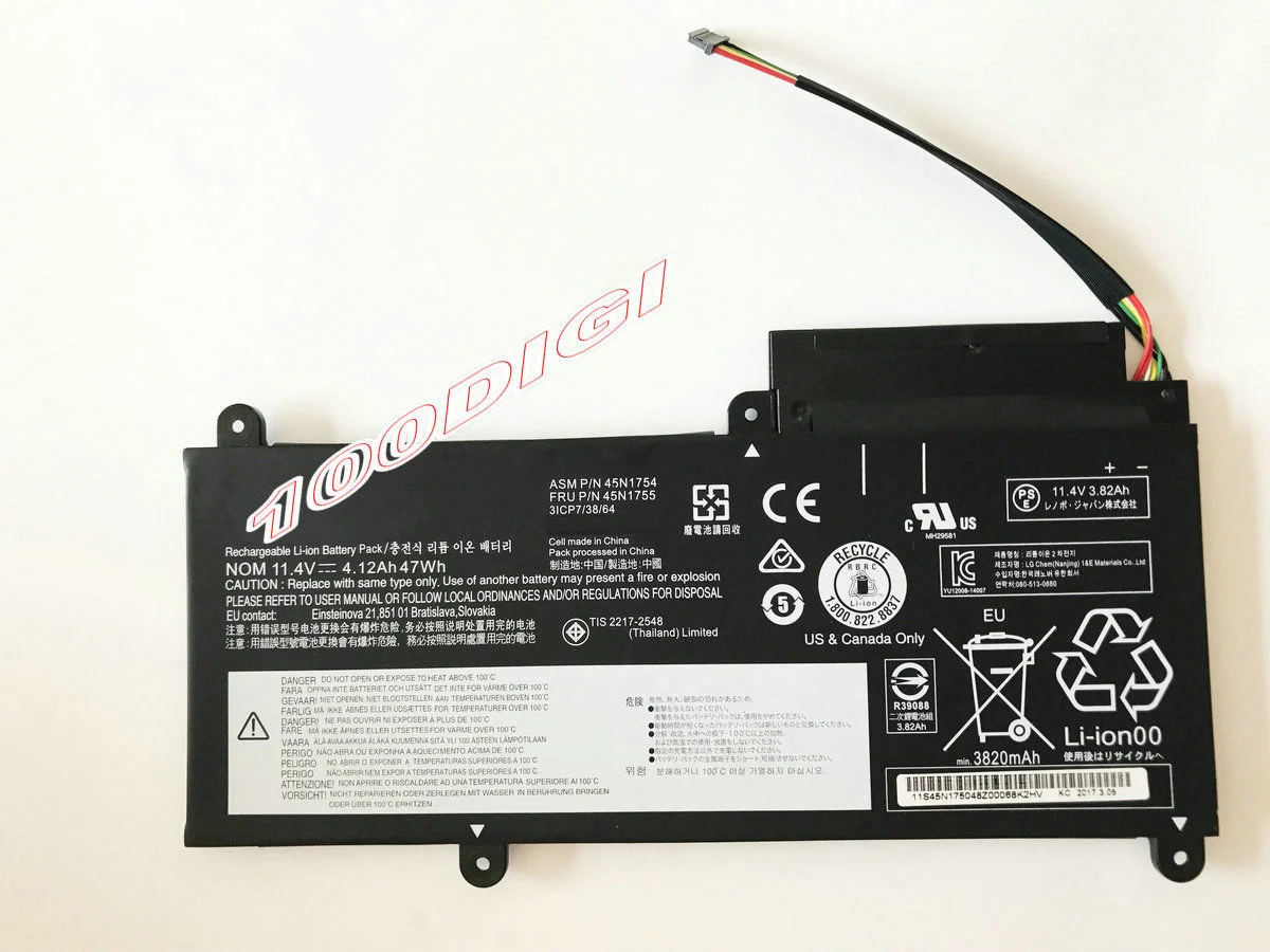Ảnh tin Pin laptop Lenovo ThinkPad E450 – 45N1752 45N1754 45N1755 (6 cell)