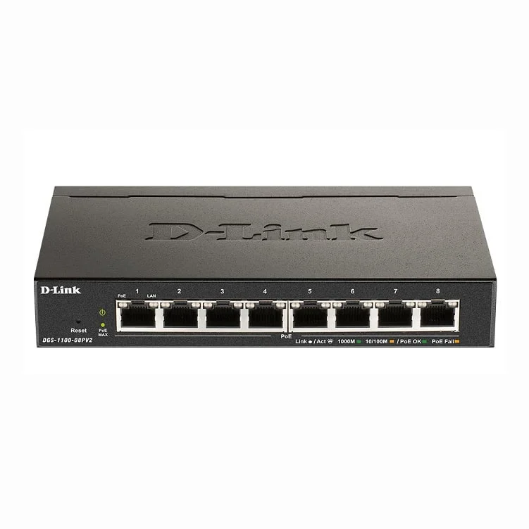 Ảnh tin Switch 8 Port POE D-Link DGS-1100-08PV2 10/100/1000Mbps
