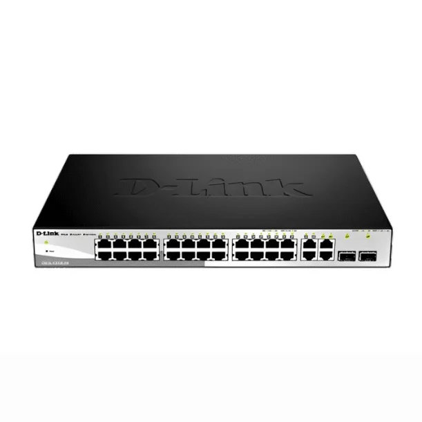 Ảnh tin Switch 24 Port D-Link DES-1210-28, 2 SFP, 2 RJ45 Gigabit, Smart Switch