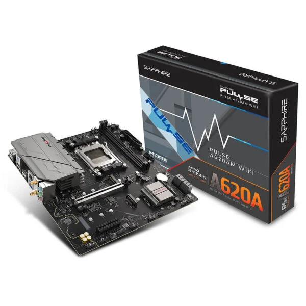 Ảnh tin Mainboard SAPPHIRE Pulse A620AM DDR5 | AM5, mATX, 2 khe RAM
