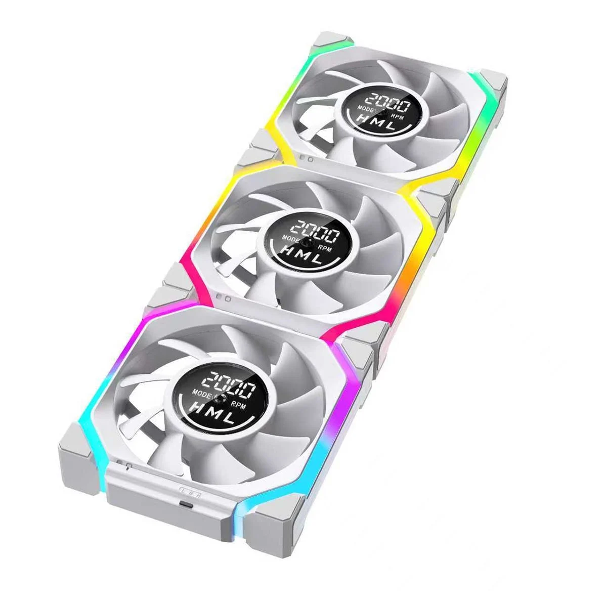Ảnh tin Quạt tản nhiệt PC Leopard Galaxy V2 | Kit 3 Fan 120mm, ARGB, Trắng