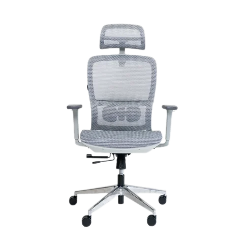 Ảnh tin Ghế công thái học GAMI LUM2 | Xám, 150kg, Chân xoay, tay 3D, Lưng lưới
