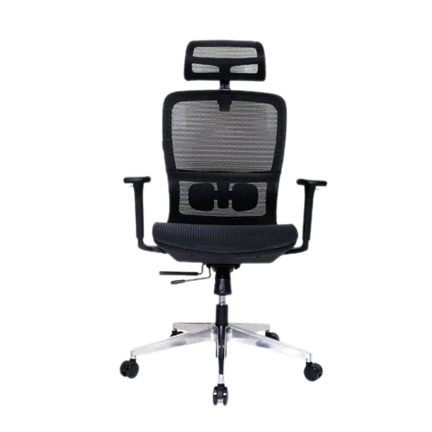 Ảnh tin Ghế công thái học GAMI LUM2 | Đen, 150kg, Chân xoay, tay 2D, Lưng lưới