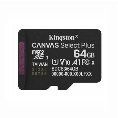 Ảnh tin Thẻ Nhớ MicroSD Kingston 64GB Canvas Select Plus Gen3 SDCS3/64GBSP