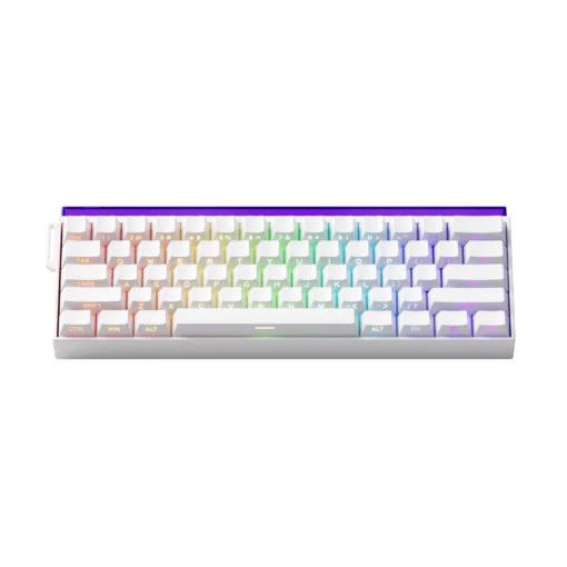 Ảnh tin Bàn Phím Cơ Có Dây AKKO Veekos Shine60 SP White Akko Glare Magnetic Switch