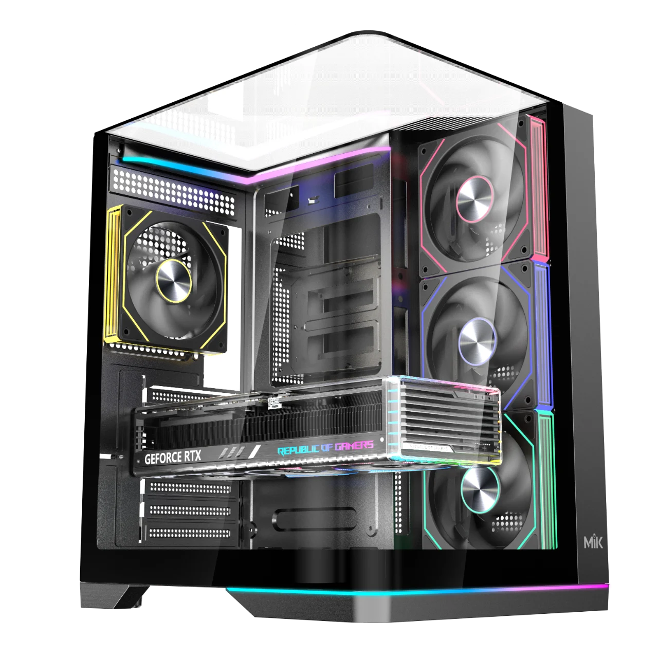 Ảnh tin Thùng máy MIK G8 Nova X (F-ATX) Trần Kính (Không kèm Fan)