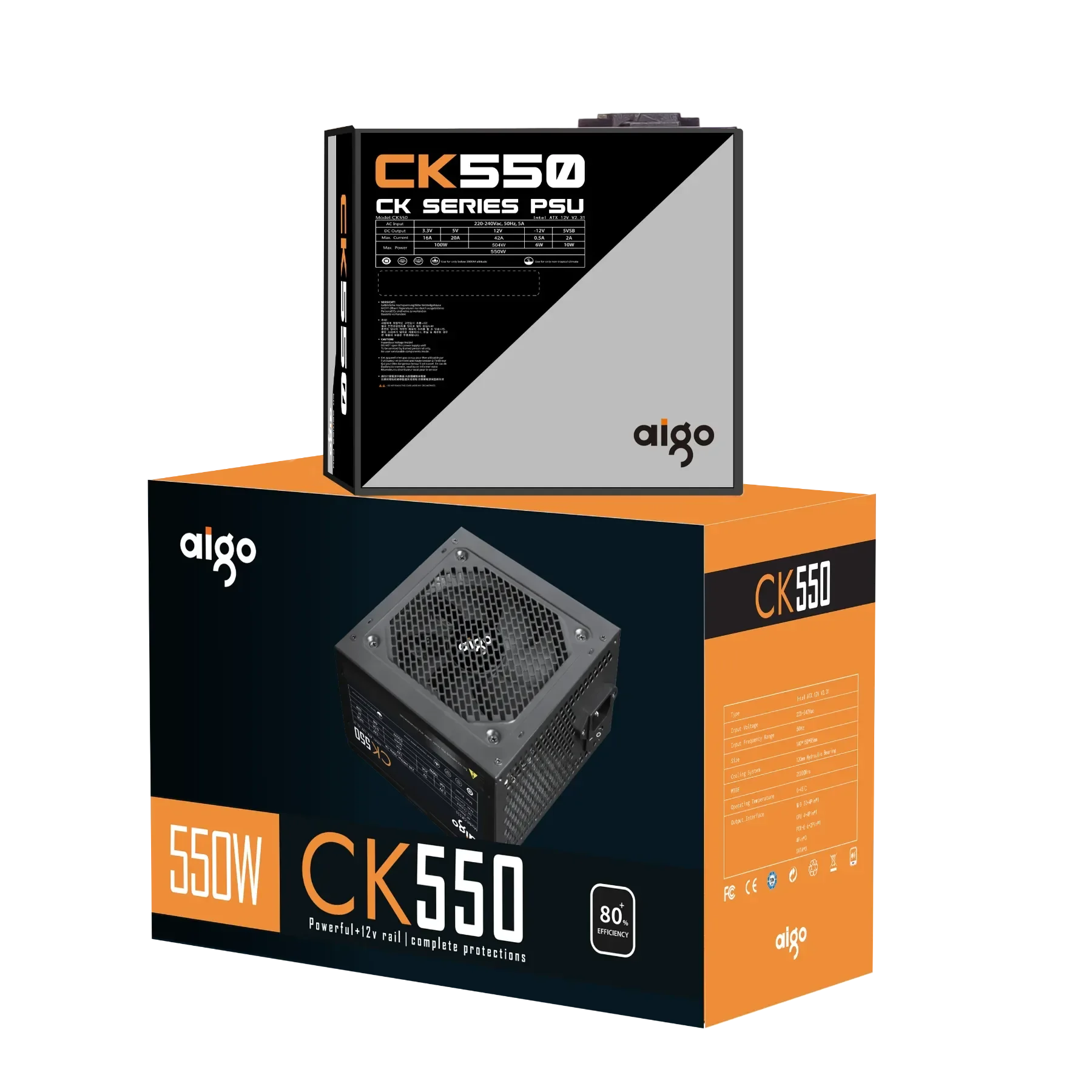 Ảnh tin Bộ nguồn Ck550 Aigo 550W