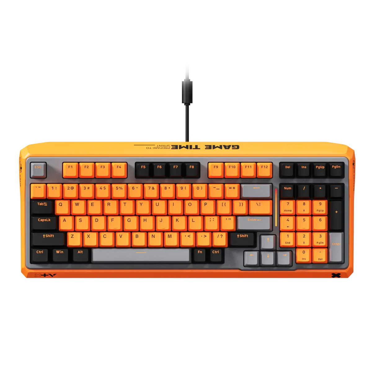 Ảnh tin Bàn phím gaming Rapoo ESK750-98 | Orange Grey Black, Blue Switch