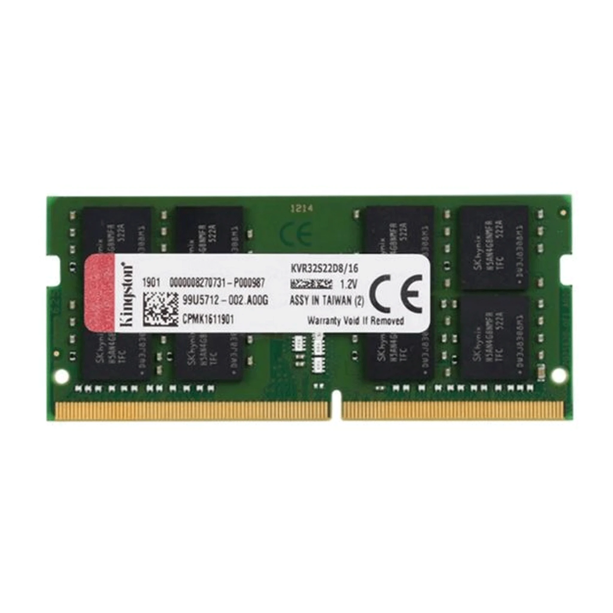 Ảnh tin RAM Laptop Kingston 16GB DDR4 | (1x16GB), 3200MHz KVR32S22D8/16WP