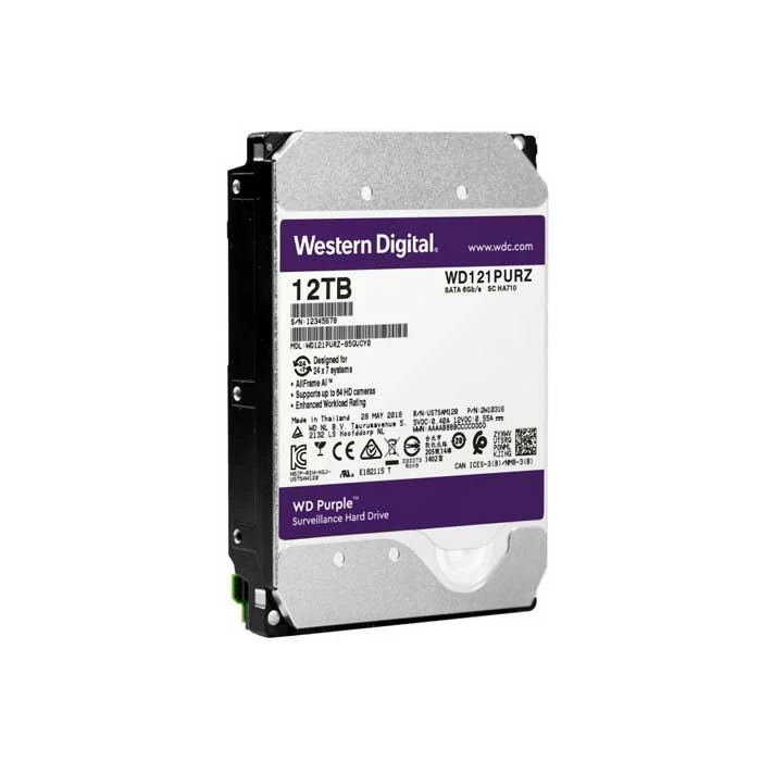 Ảnh tin Ổ cứng giám sát WD Purple 12TB WD122PURP