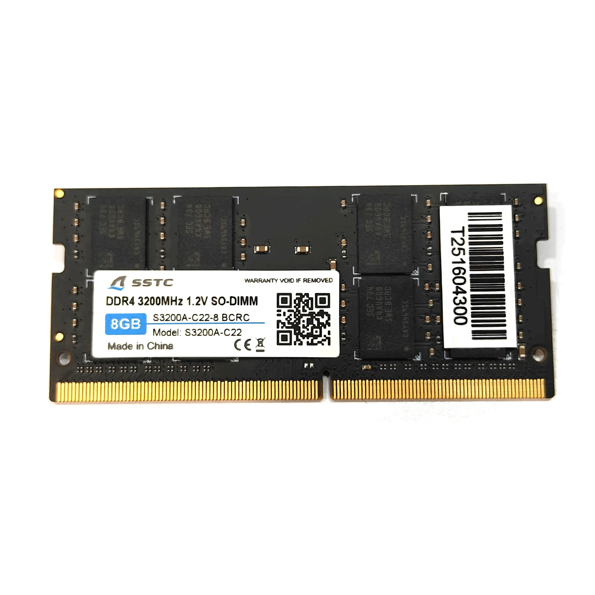 Ảnh tin RAM Laptop SSTC 8GB DDR4 | (1x8GB), 3200MHz