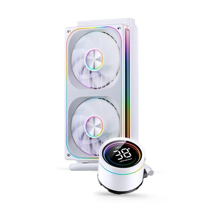 Ảnh tin Tản nhiệt nước Jonsbo TH-240 | ARGB Display, Trắng