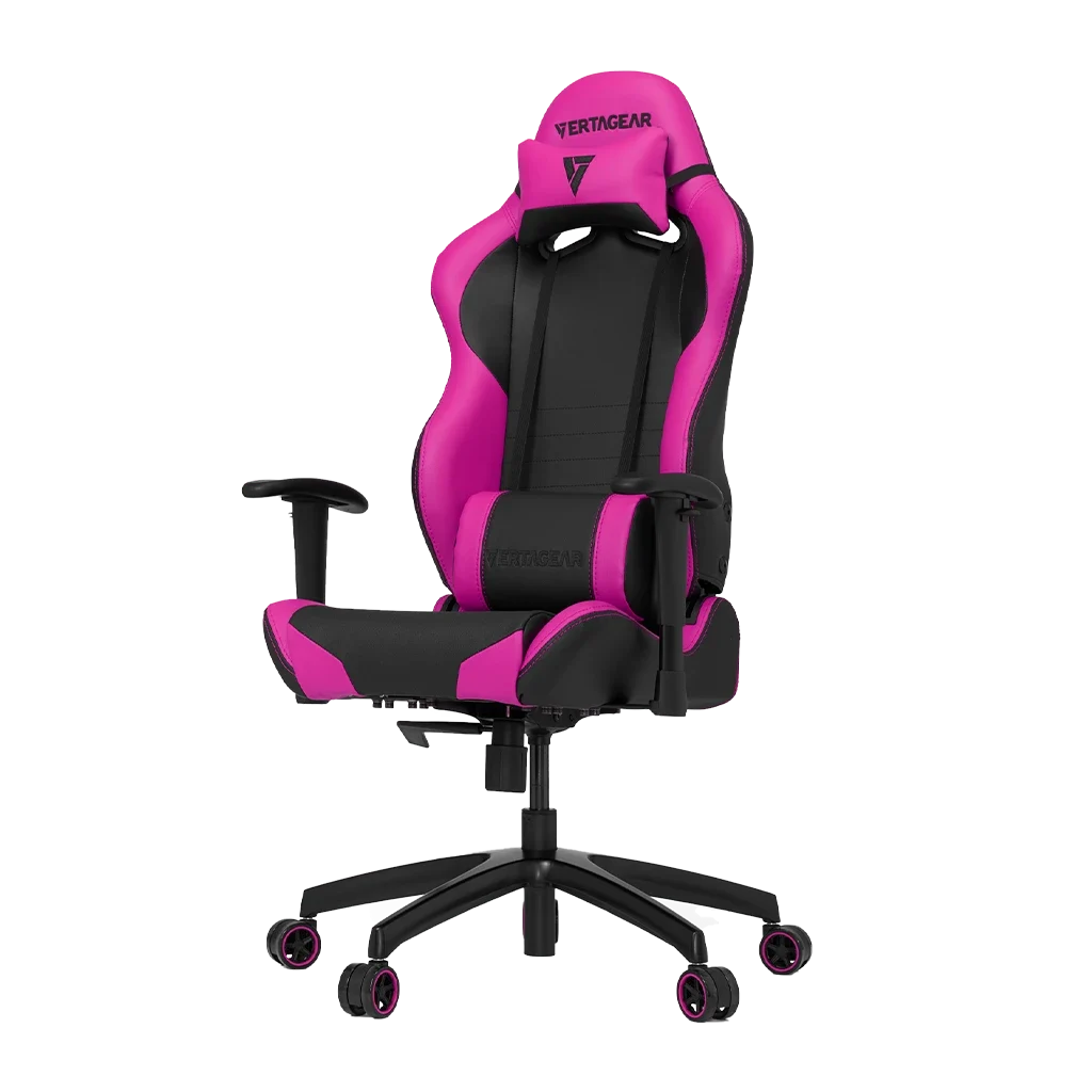 Ảnh tin Ghế gaming VERTAGEAR SL2000 | Đen hồng, 100kg, Chân xoay, Da PU