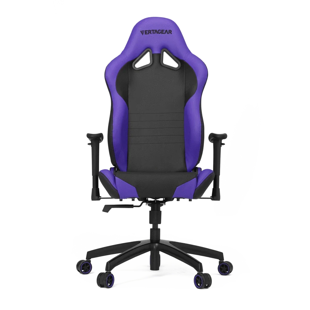 Ảnh tin Ghế gaming VERTAGEAR SL2000 | Đen tím, 100kg, Chân xoay, Da PU